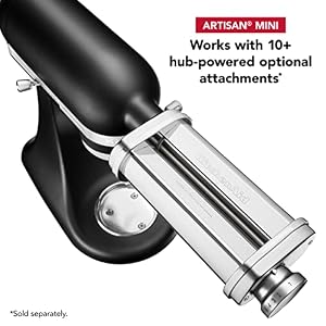 KitchenAid Artisan Mini 35 Quart Tilt Head Stand Mixer KSM3316X Cast Iron Black