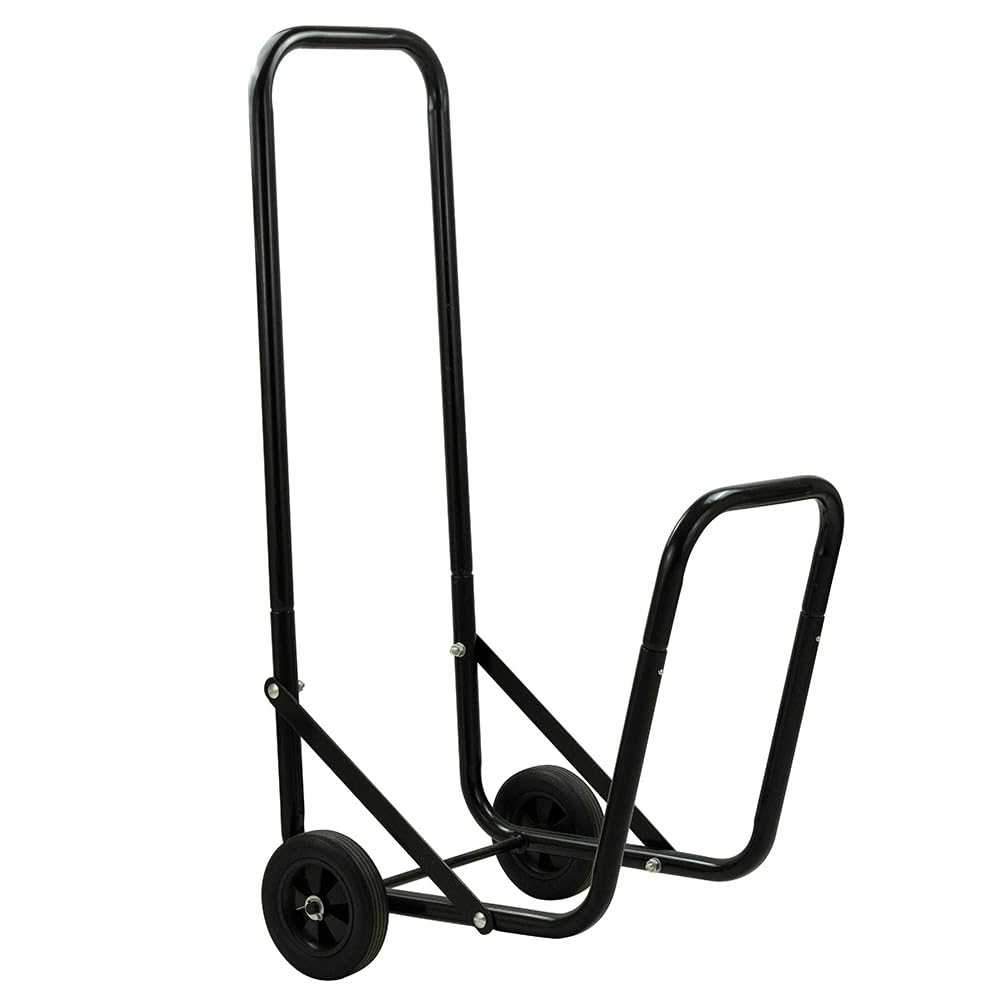 TERRE JARDIN Chariot Porte-​bûches extérieur