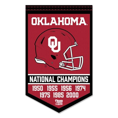Oklahoma Sooners Football National Champions Banner