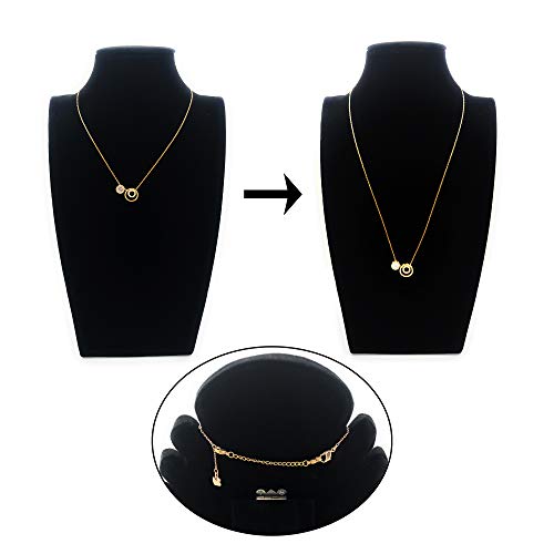 D-Buy 8 Pcs Stainless Steel Necklace Extender Bracelet Extender Extender Chain Set 4 Different Length: 6 Inch 4 Inch 3 Inch 2 Inch (4 Gold, 4 Silver) #TOP1