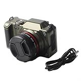 HEBEOT 4K-Digitalkamera, 64 MP Auflösung, 18-facher Zoom, 7,6 cm Flipscreen, WiFi, Vlogging-Kamera für Fotografie und Videoaufnahmen (grün)