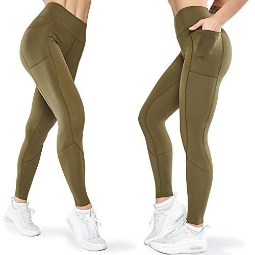 Ladiery Yoga Gym Leggings with Pockets 