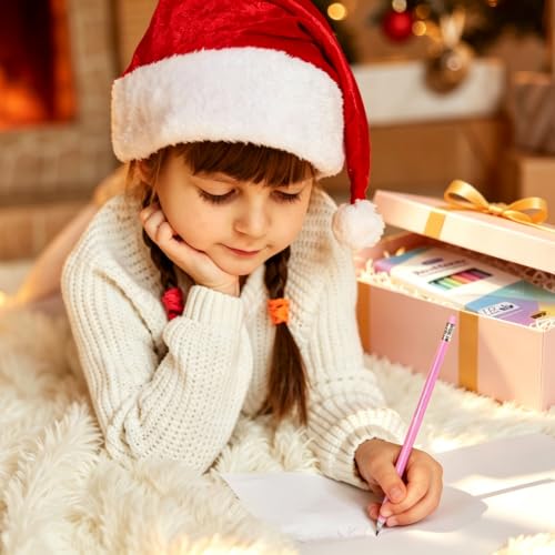 ECOTREE Stocking Stuffers, Pre-Sharpened Rainbow Pencils #2 HB 12 Count
