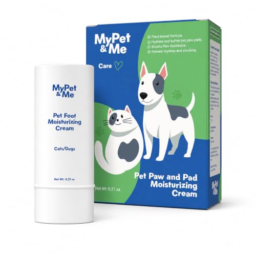 My Pet & Me Dog & Cat Nose & Paw Balm Stick – 0.21 oz | Dog Nose Balm & Paw Balm for Dry, Cracked Noses & Rough Pads | Moisturizes & Helps Protect with Olive, Argan & Avocado Oil | Alcohol-Free