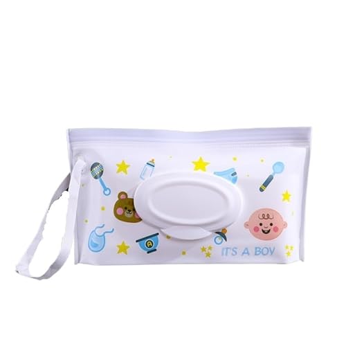 Sacchetti for imballaggio di salviette Simpatiche salviette portatili Custodia porta carta Flip Cover Scatola for fazzoletti con cinturino a scatto Scatole for fazzoletti for cosmetici ( Color : 07 )