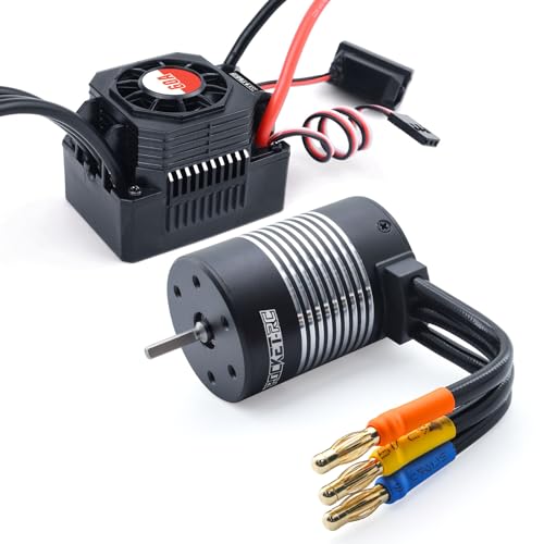 Motor sin escobillas K3650 3100KV con eje 3,175 mm resistente al agua
