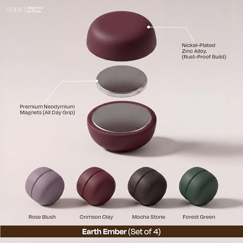 Image of NODE Hijab Magnets | Magnetic Hijab Pins for Women | Strong Hold Hijab Magnet for Scarves | Pinless & Painless Magnetic Pins for Hijab | No Snag, Stylish & Multi-Use | Durable & Lightweight