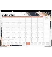Desk Calendar 2023-2024 - 18 Monthly Desk/Wall Calendar 2-in-1, 16.9" x 11.9", July 2023 - Decemb...
