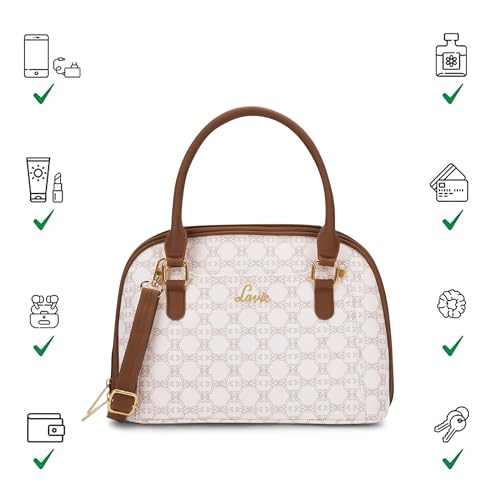 Image of Lavie Women's Fella 3C Dome Satchel Handbag for Women | Satchel Bag for Work | Ladies purse | Stylish Shoulder Bag | Gift For Women