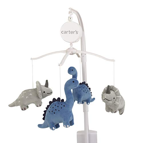 Image of Carter's Dino Adventure Gray and Blue Musical Mobile
