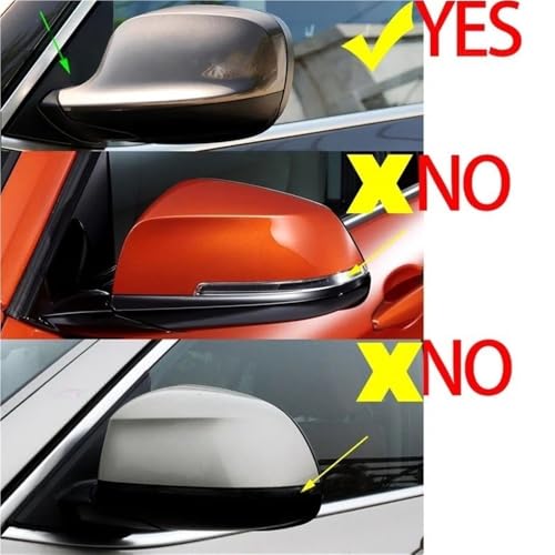 Coques rétroviseurs auto de remplacement noir pour X1 E84 dégradé 2012