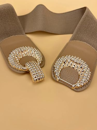 Wide Elastic Belts for Women Stretch Ladies Waist Belt3