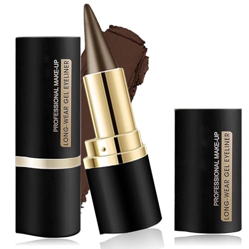 Long-Lasting Coffee Color Eyeliner Pencil – Quick-Dry, Waterproof, Smudge-Proof Matte Finish for All Eye Shapes, Face Painting & Body Art