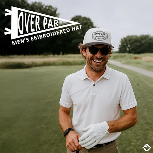 Image of Funky Junque Golf Trucker Hat | Lightweight Golf Trucker Rope Hat with Adjustable Snapback, Golf Course and Weekend Wear, Funny Golf Hats for Men and Women