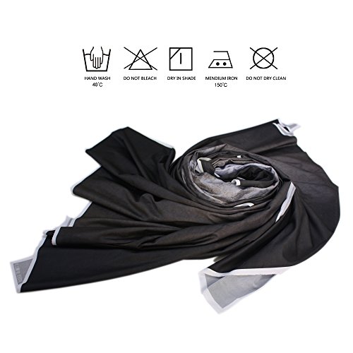 (SP) NIVIUS Photo 150x300cm Poliéster de algodón Lavable Fondo de fotografía de Pared de hormigón Negro XT-3033