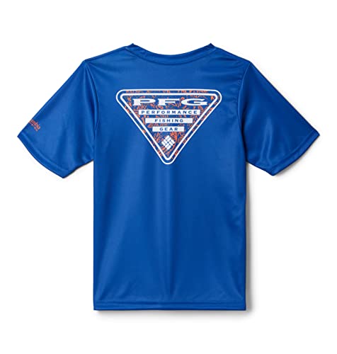 Image of Columbia Kids' Collegiate Terminal Tackle Short Sleeve Shirt