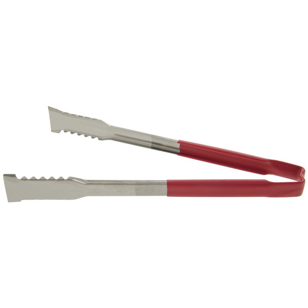 Vollrath Versagrip Tong Flat Red, 12''