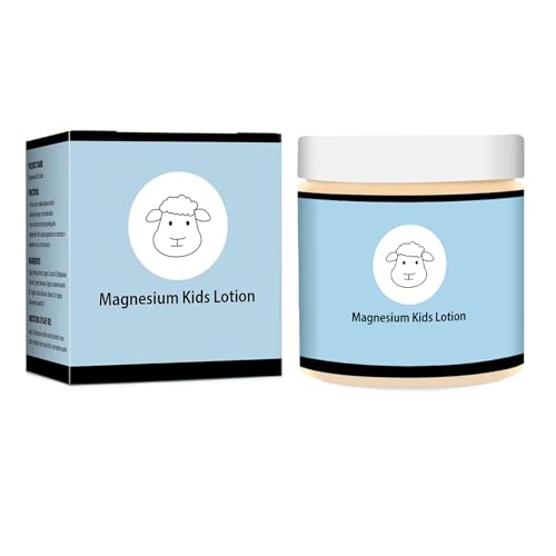 Image of ANRUI Magnesium Lotion for Kids, Magnesium Lotion for Sleep Kids, Topical Magnesium Cream Helps Kids Stay Calm at Bedtime and During The Night,Magnesium Lotion for Kids - Without Melatonin（4 oz）