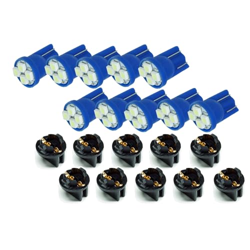 PA LED 10x T10 168 194 Led luz instrumental 12V azul hielo miniatura 1