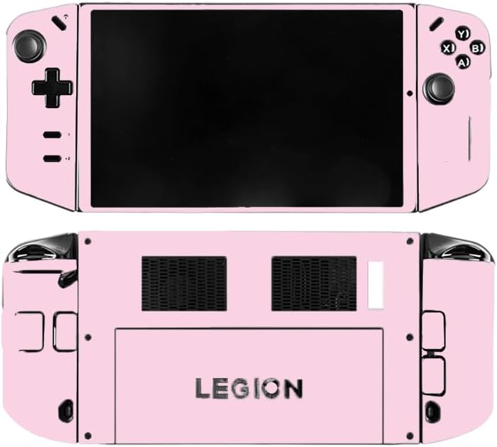 Full Protective Skin Decal Stickers Cover for Legion GO Gaming Protector Accessories Solid Color (Light Pink)