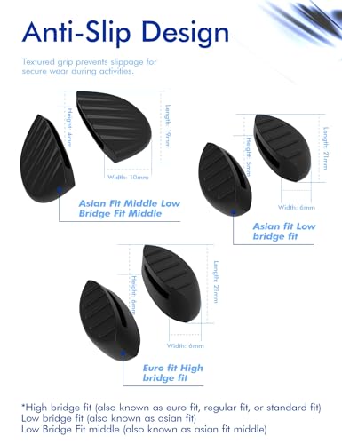 Image of SAUCER Replacement Nose Pieces Pads for Oakley Forager OO9421 Sunglasses