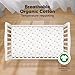 KeaBabies 2-Pack Organic Crib Sheets for Boys, Girls - 52x28 Fitted Crib Mattress Sheet Neutral, Breathable Jersey Cotton Cover for Baby Bed, Toddler Mattress, Soft & Cute Prints (Roarsome)