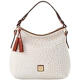 Dooney & Bourke Handbag, Ostrich Twist Strap Hobo Shoulder Bag - Bone