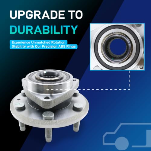 Image of BDELI Front or Rear 2WD FWD Wheel Bearing and Hub Assembly 513277 x2 Replace for 09-17 Chevy Traverse, 08-17 Buick Enclave, 07-16 GMC Acadia, 2017 Acadia Limited, 07-10 Saturn Outlook, 6-Lug, 22756832