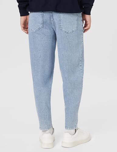 Image of Styli Men Balloon Fit Jeans with Pocket Construction | High-Rise Relaxed Fit Denim Pants | Comfortable Casual Everyday Wear | Stylish Wide-Leg Denim for Smart Casual Outfits
