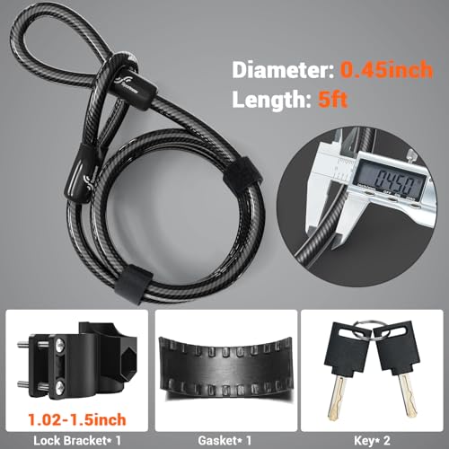Image of Sportneer Bike Lock 17mm Heavy Duty Anti-Theft U Lock