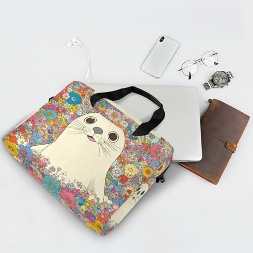 Maletín unisex para laptop 15.6 pulg, asas y correa miniatura 7