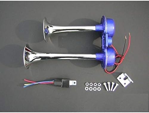 Amazon 音が聞ける 電子ヤンキーホーン 24ｖ ガードリレー付 タンク不要 トラック用 ホーン 車 バイク