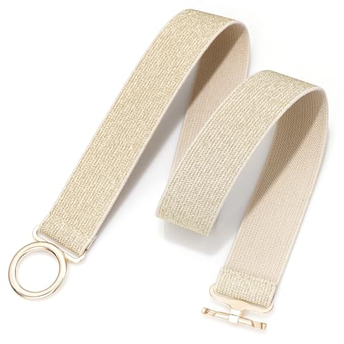 Glamorstar Elastic Belts for Women Skinny Stretchy Waist Belts for Dresses4