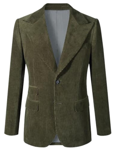 Veste de costume homme velours côtelé blazer bureau chic
