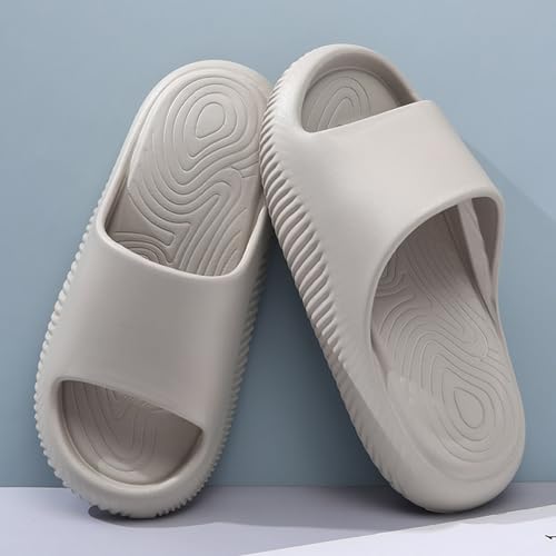 Men's Slides Thick Padded Sole Soft Cushion Sandals Anti-Slip Home Beach Dorm Slide Shoes4