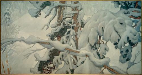 Poster Tableaux Impression Toile L'hiver Gallen Kallela Décoration Maison