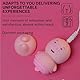 Auflegevibrator für Frauen mit 6 Vibrationsmodi und Vibrator mit zunge Sexspielzeug für frauen Auflege vibration für frauen FOPS M78