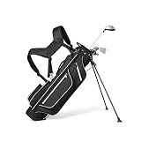 ALSAM Bolsa de Soporte de Golf portátil, Bolsa de Soporte de Golf, Bolsa de Soporte de Golf Ligera, Correa de Hombro Ajustable