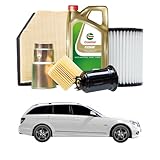mercedes c 200 kompressor 2002 technische daten KIT COMPOSTO DA - FILTRO OLIO, FILTRO ARIA, FILTRO CARBURANTE, FILTRO ABITACOLO, 7 LITRI DI OLIO