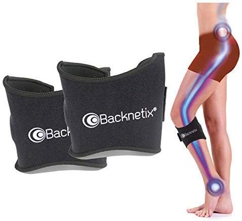 SHOPPOZONE Backnetix Knee Sleeve - Best Knee Brace for Men & Women – Knee Support for Running, Crossfit, Basketball, Weightlifting, Gym, Workout, Sports size fits all