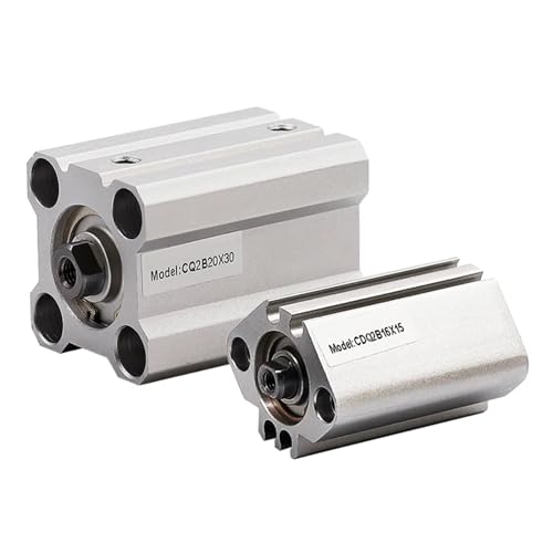 Mini-vérin pneumatique CDQ2B 25 course 10mm alésage 25 mm pour automatisme