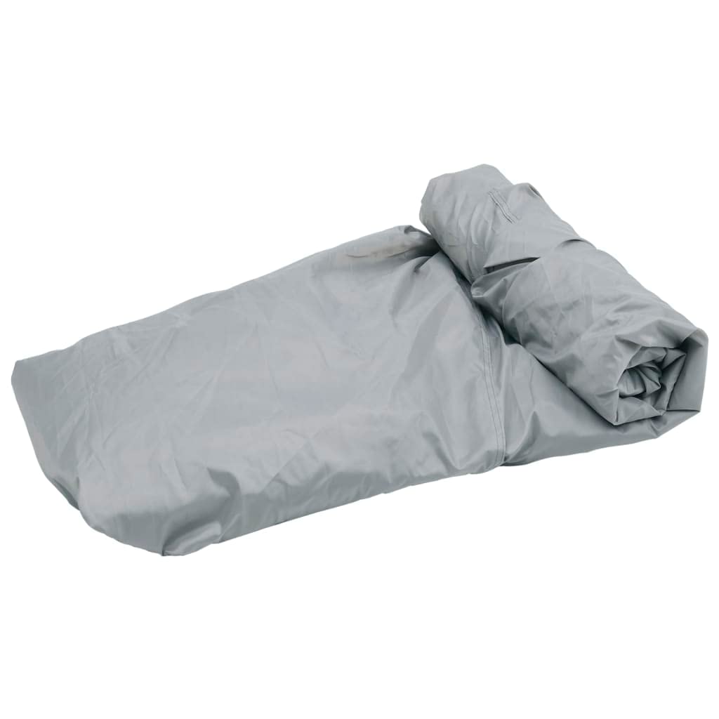 vidaXL Telo di Copertura per Barca Grigio 519-580cm/294cm Protezione Gommone