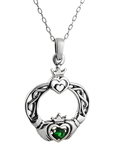 Collier celtique FashionJunkie4Life pendentif amulette vintage en argent avec chaîne réglable
