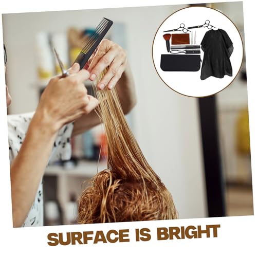 Ciseaux de coiffeur inoxydable Healeved ensemble plat et effileur