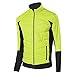 Produktbild LÖFFLER M Hybrid-Funktionsjacke Colorblock-Grau-Grün, Herren Primaloft Freizeitjacke, Größe 54 - Farbe Lime - Graphite