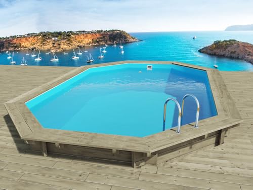 Piscina de Madera Miami 130-4,86 x 3,36 x 1,30 m