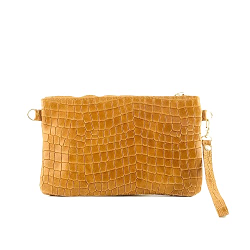 Sac à bandoulière en cuir véritable fabriqué en Italie motif tressé de luxe taupe