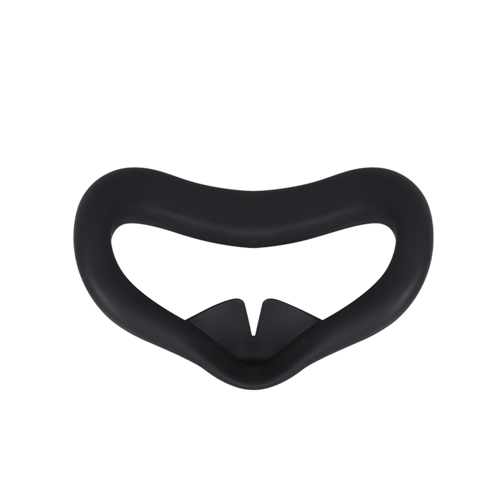 VR Silicone Face Cover Pad for Meta Quest 3S Accessories, Soft Silicone Face Cushion Pad, Sweat-Proof & Anti-Light Face Cover Cushion Compatible with Quest 3S