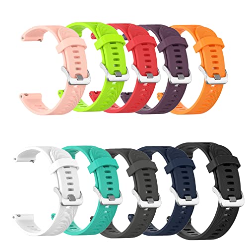 Bracelet pour Garmin Forerunner 245 en silicone étanche pour le sport et le running