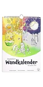 Paarzeit Wandkalender Jahreskalender für Paare 2025